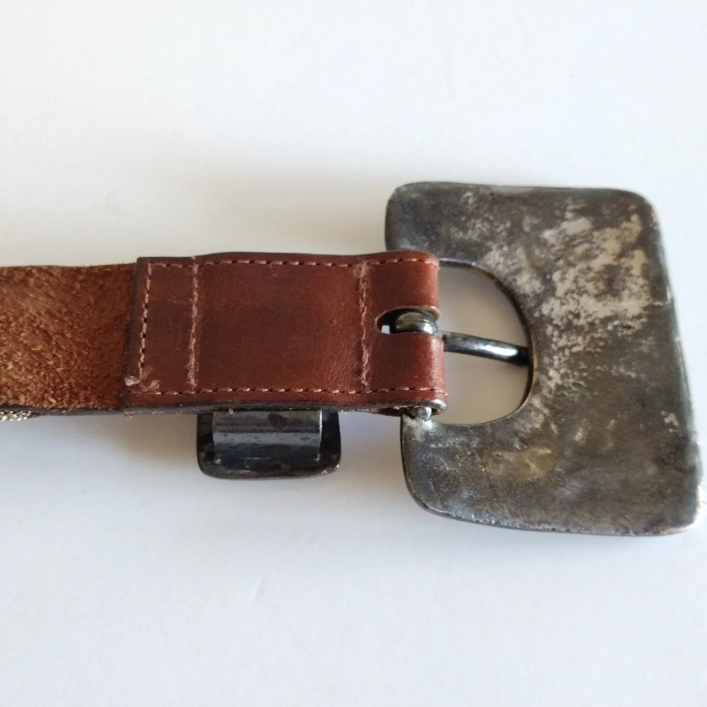 Jenny And The Boys Industrial Mesh Leather Belt